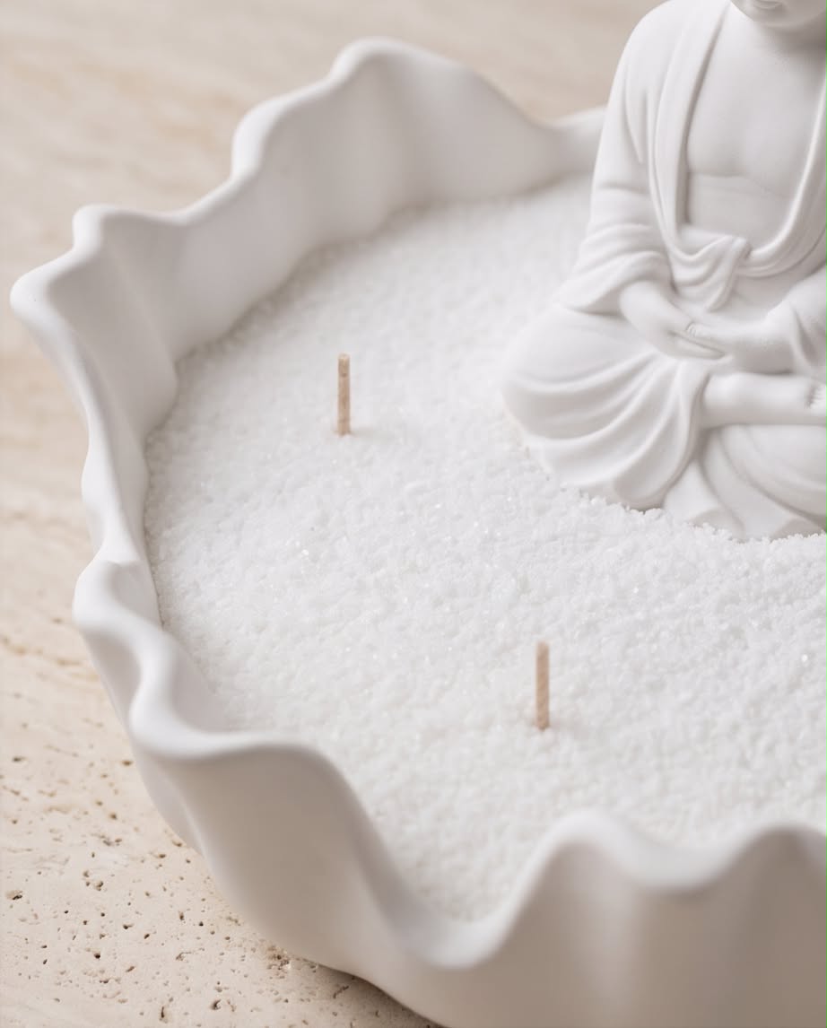 Buddha Sand Candle