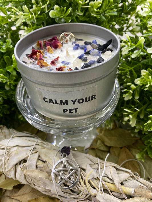 Calm Your Pet Intention Candle