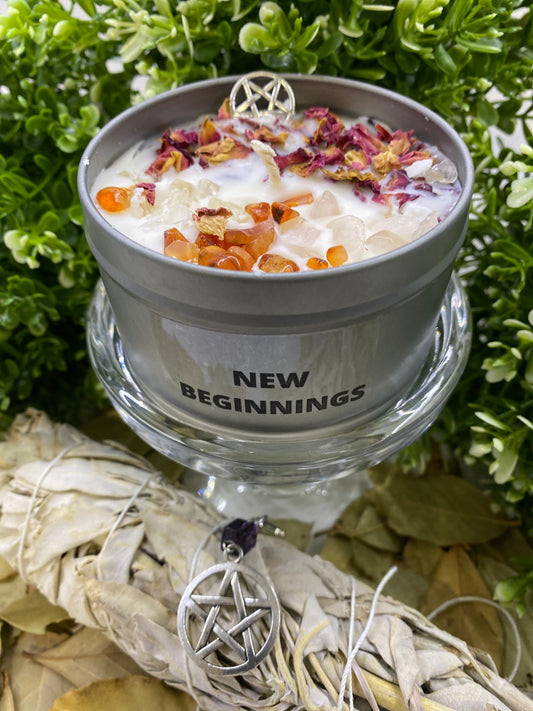 New Beginnings Intention Candle