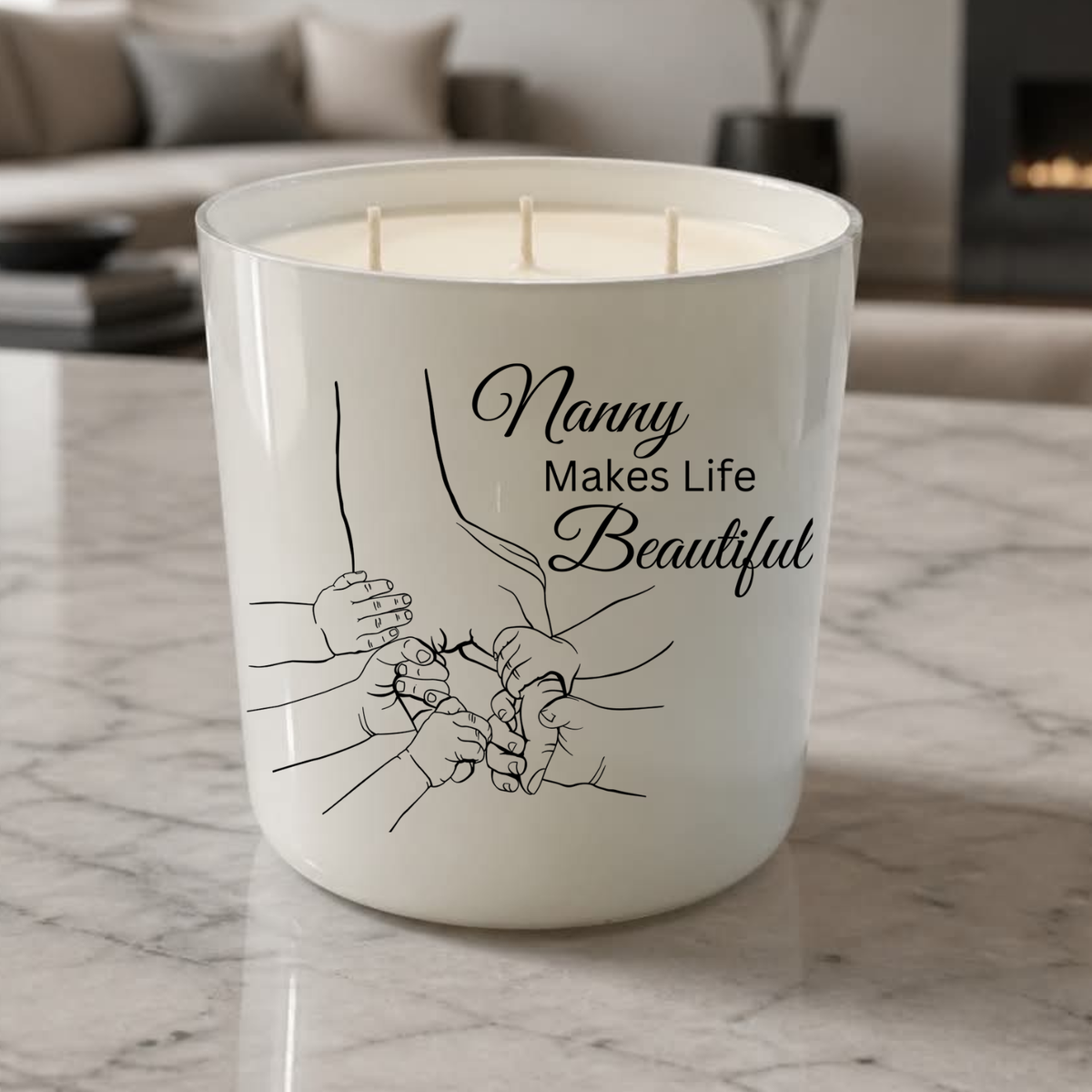 Makes Life Beautiful Candle