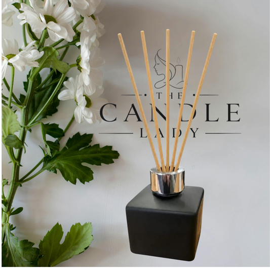 Reed Diffuser Black Glass